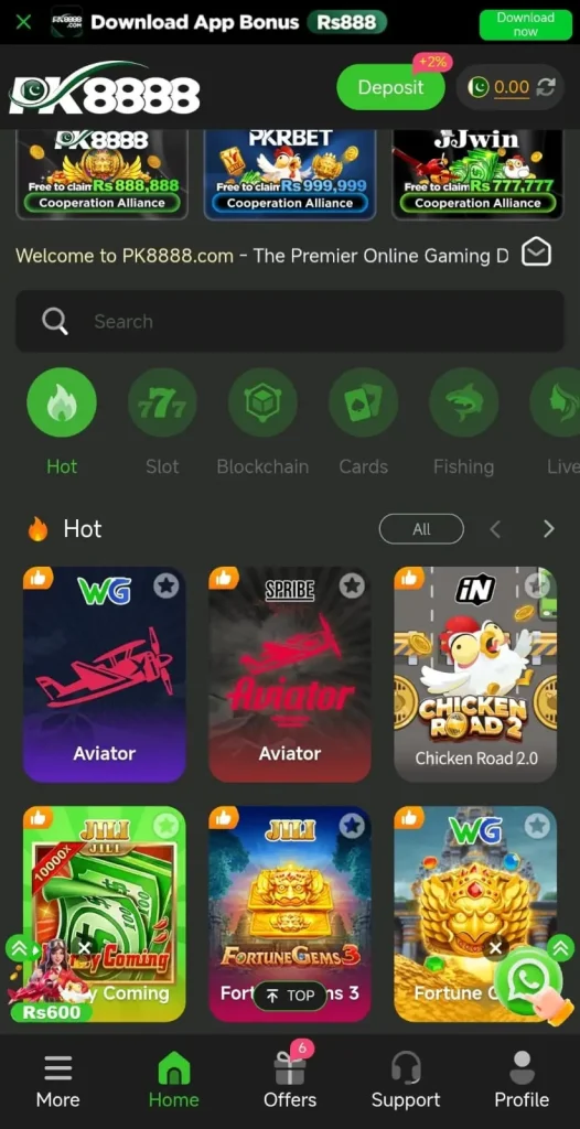 PK8888-game-homepage