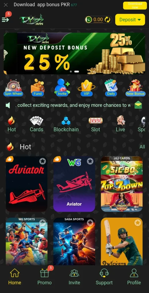 ty777-game-lobby